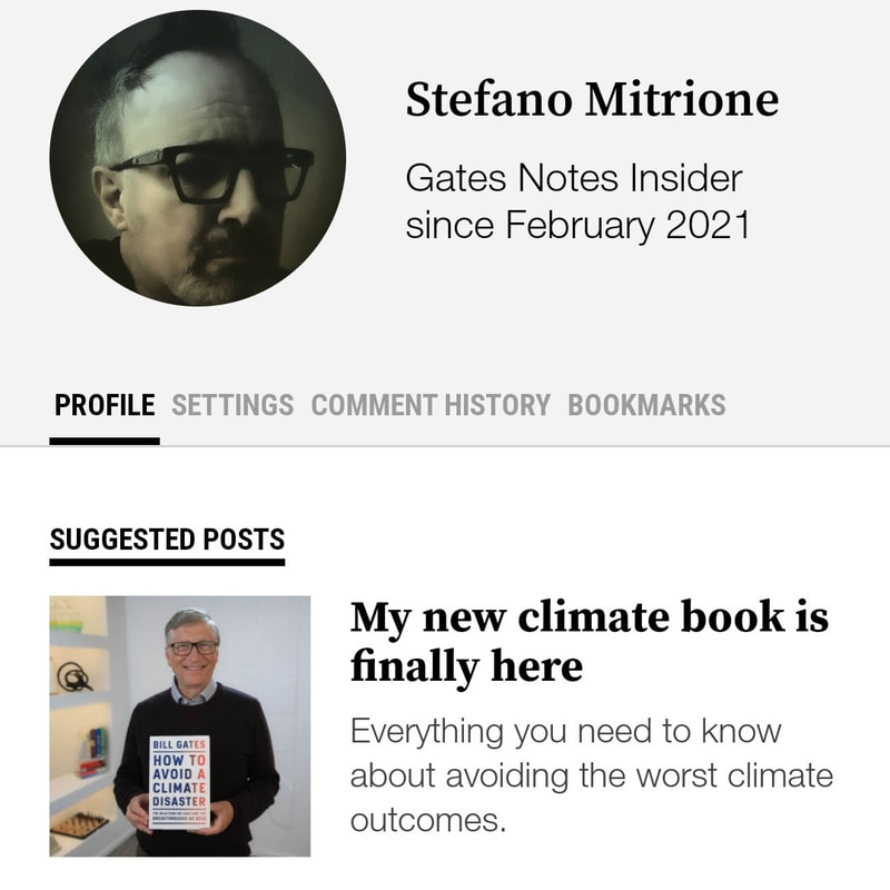 "Stefano Mitrione", "Gates Notes Insider"